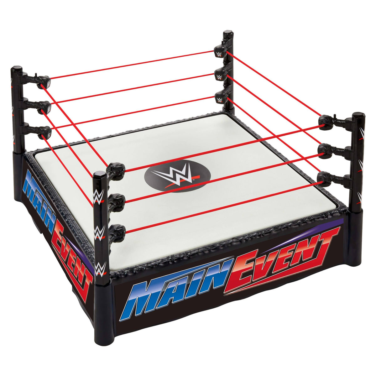 Mattel WWE Superstar Ring with Spring-Loaded Mat and Elastic Ropes