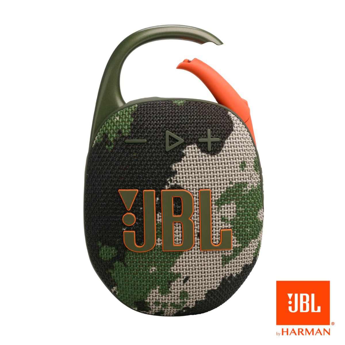 JBL Clip 5 Waterproof Bluetooth Speaker, Squad
