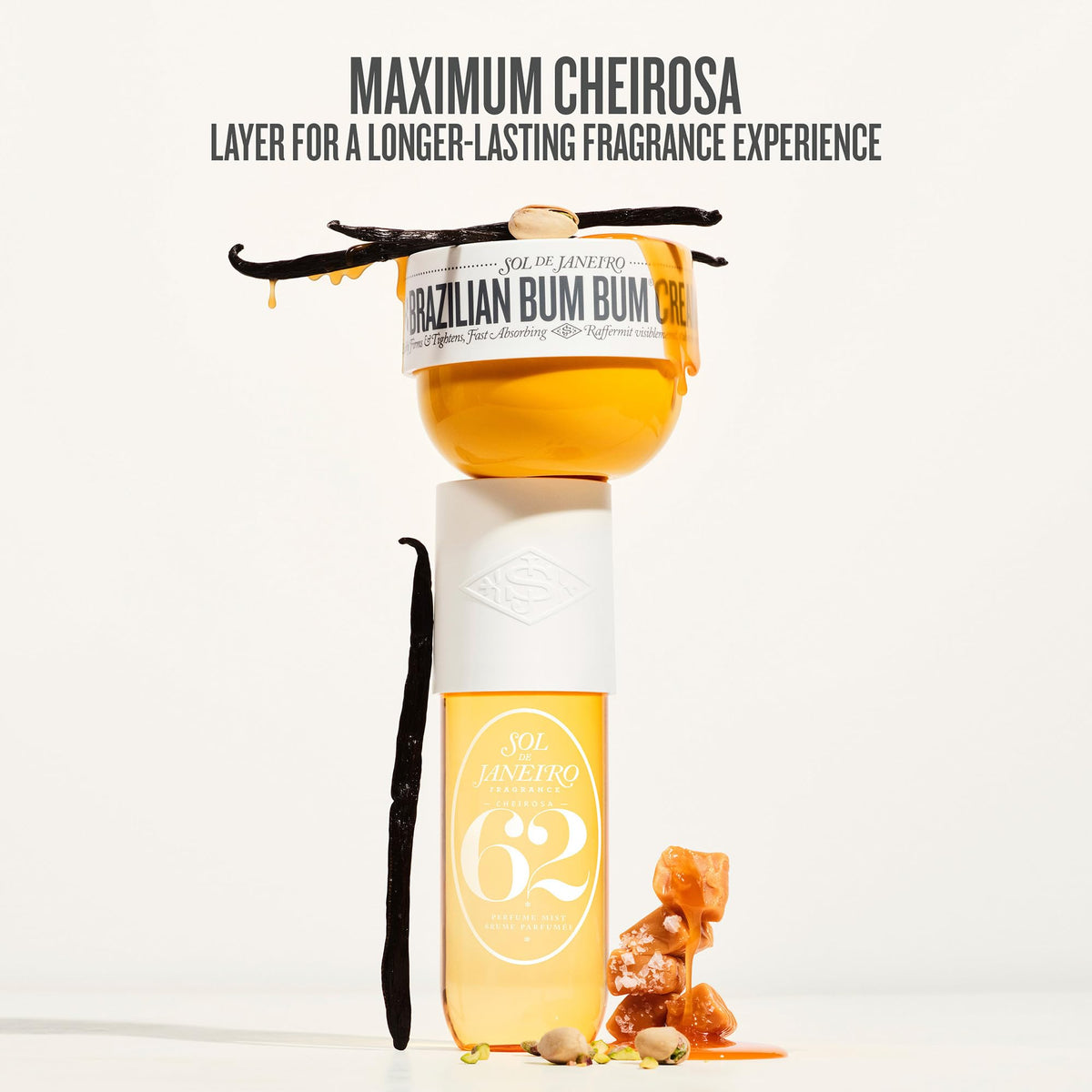 Sol de Janeiro Bum Bum Cream, Travel Size, 2.5oz / 75ml
