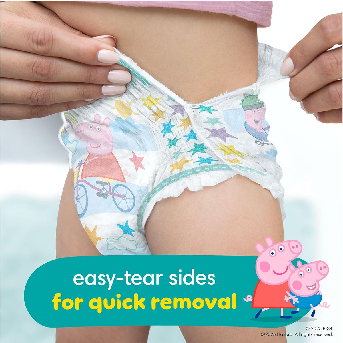 Pampers Easy Ups Training Pants, Size 5 (3T-4T), 124 Count
