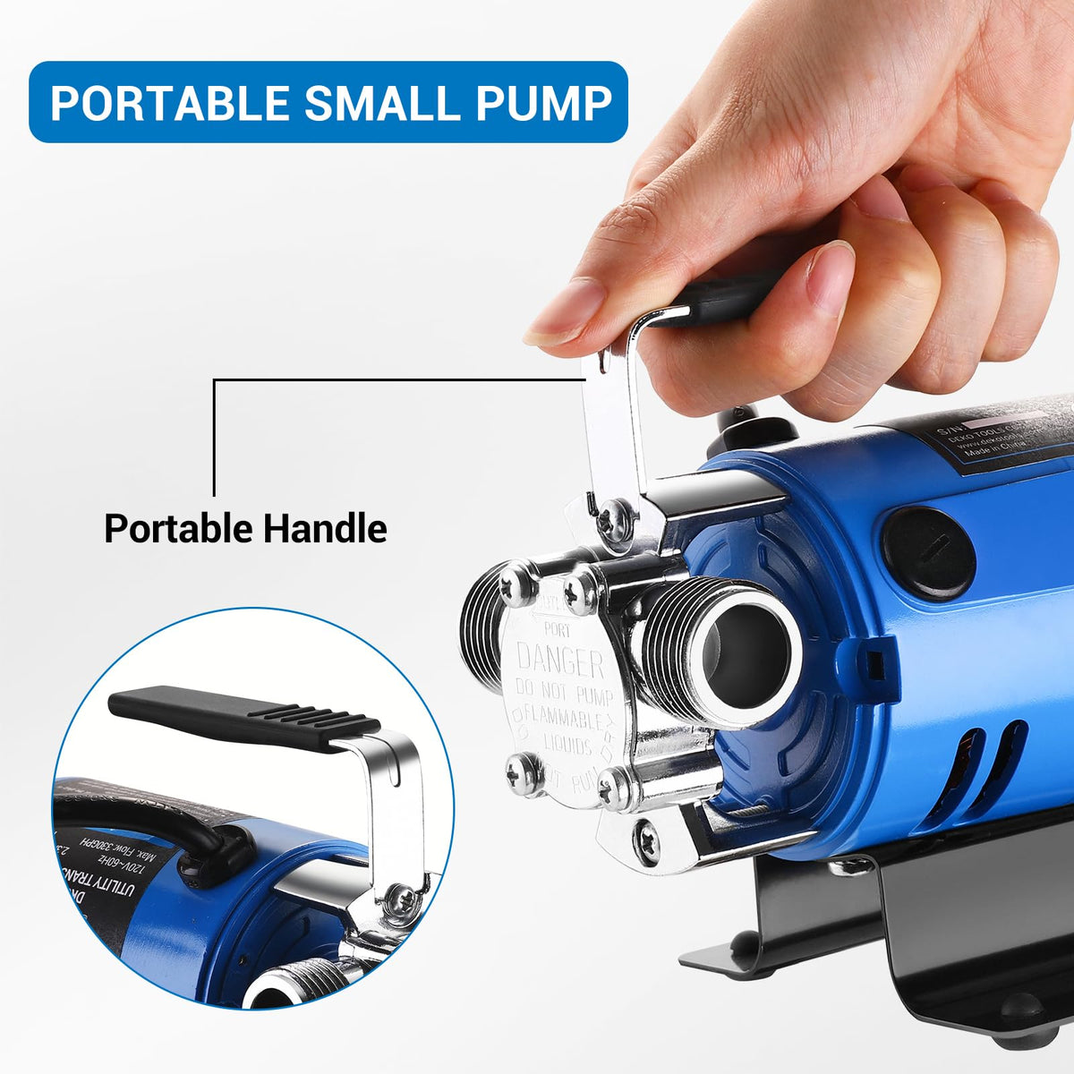 DEKOPRO Electric Water Transfer Pump, 115V