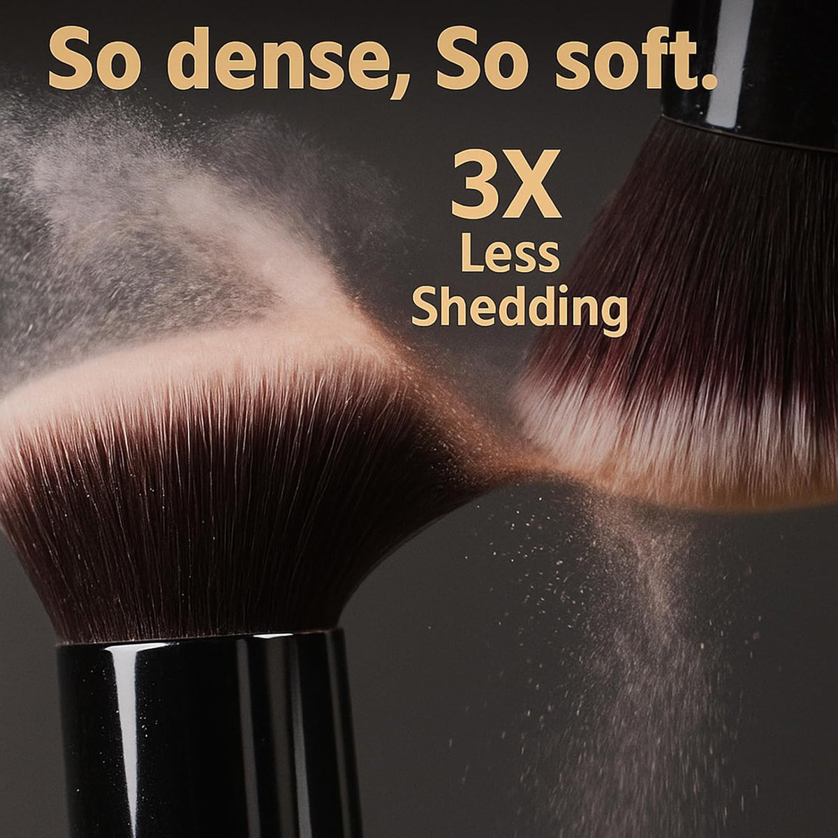 BEAKEY Makeup Brush Set with 2 Blender Sponges