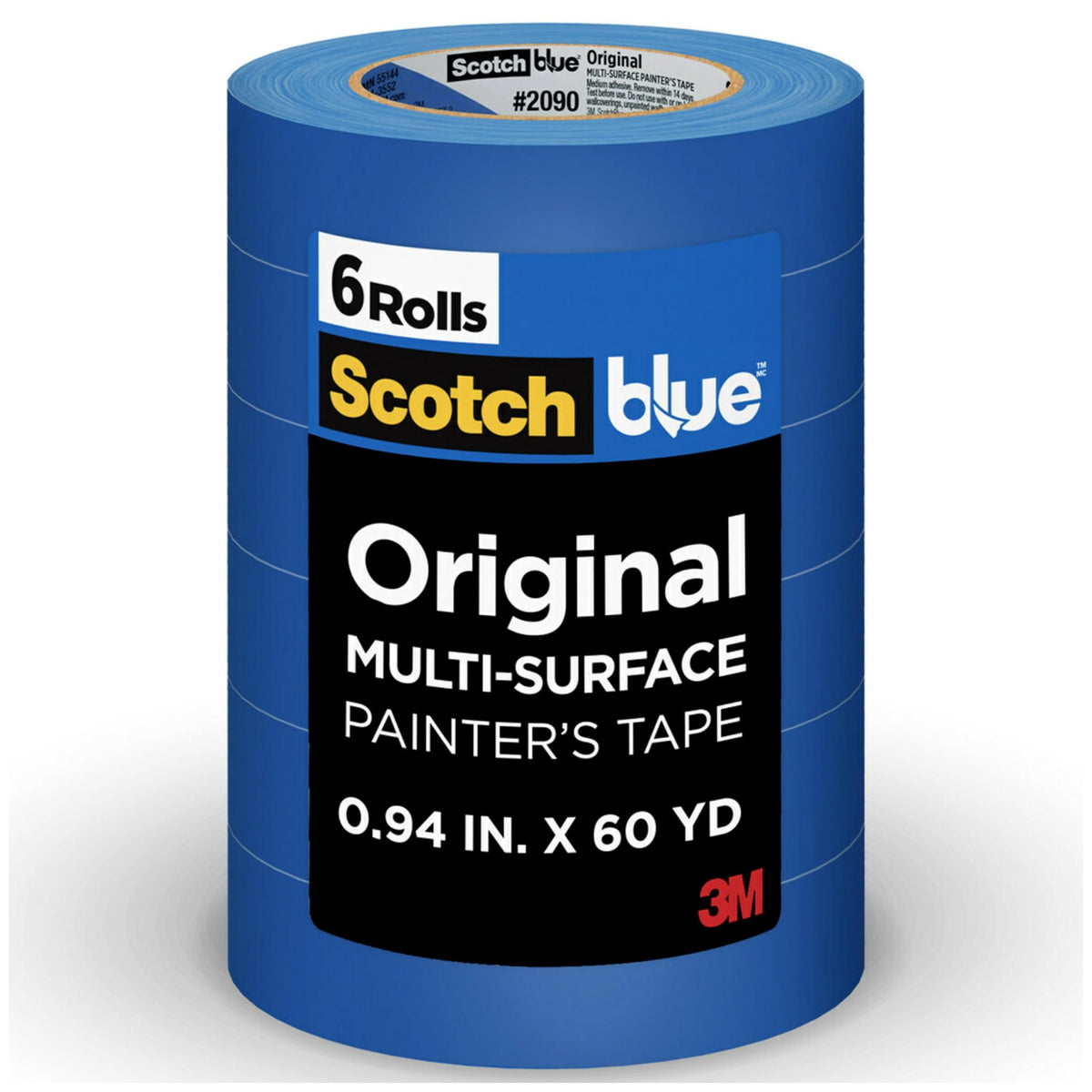 ScotchBlue Original Painter's Tape, 24 mm, 6 Rolls, 2090-24EP6