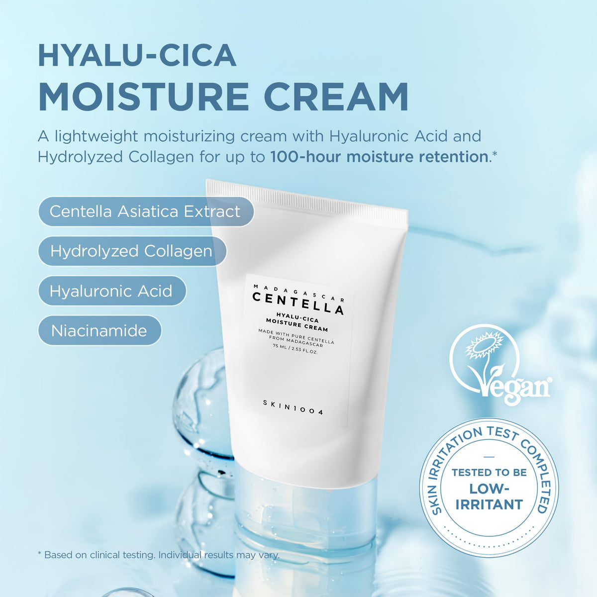 SKIN1004 Madagascar Centella Hyalu-Cica Moisture Cream 75ml