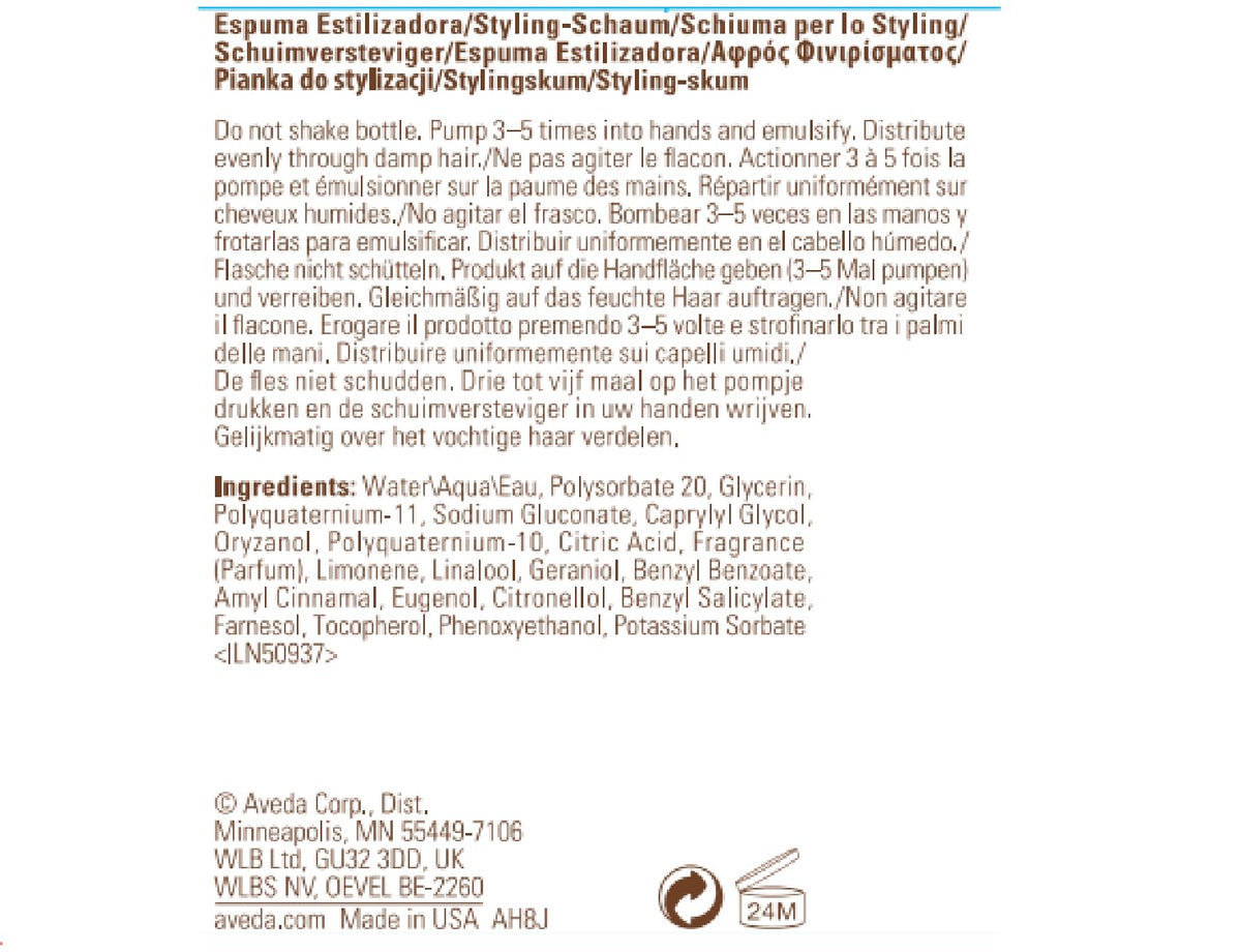 Aveda Phomollient Styling Foam, 200 mL