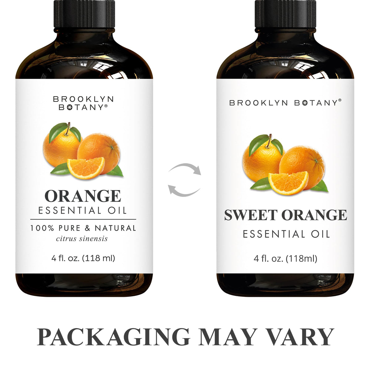 Brooklyn Botany Sweet Orange Essential Oil, 118 ml