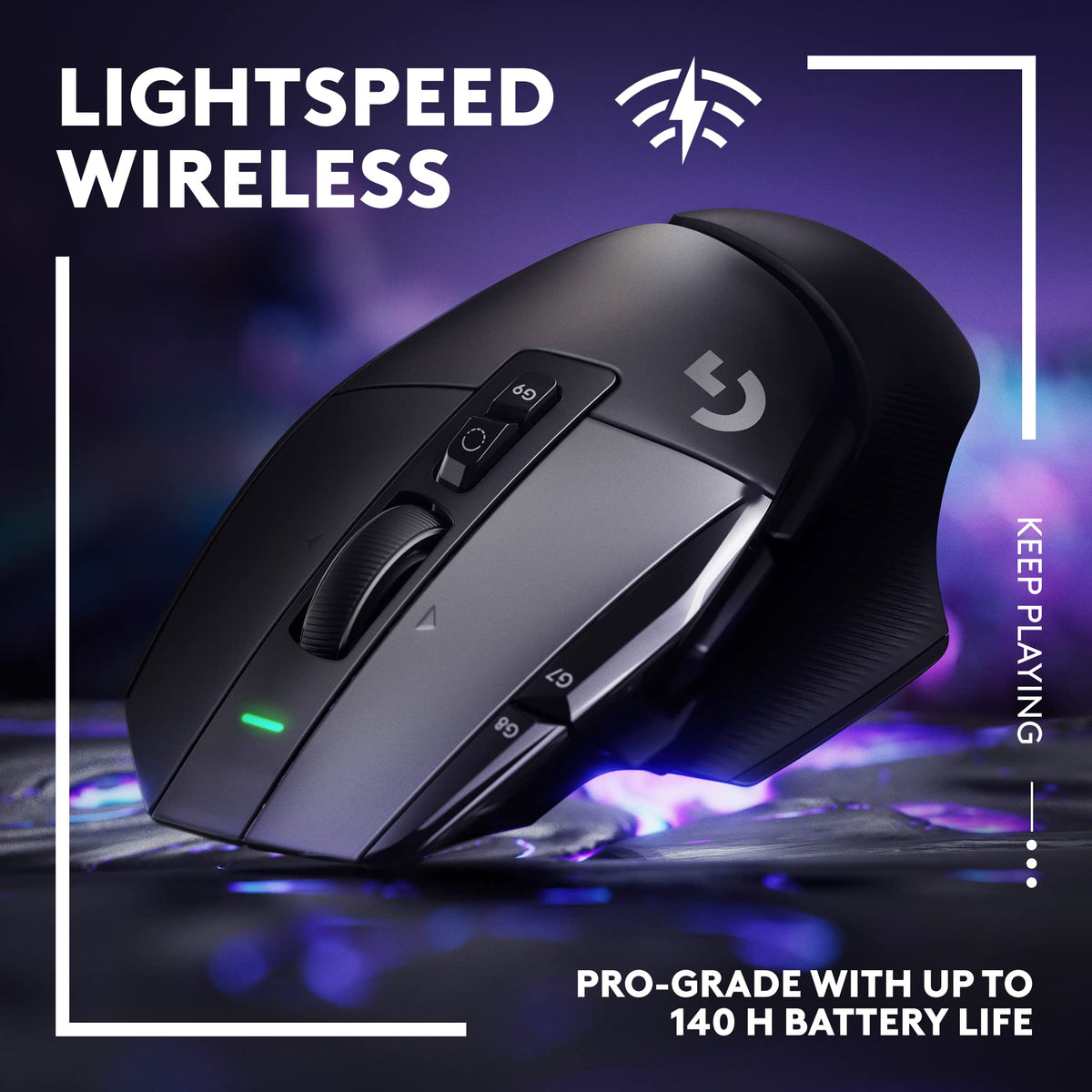 Logitech G502 X Lightspeed Wireless Gaming Mouse, Black