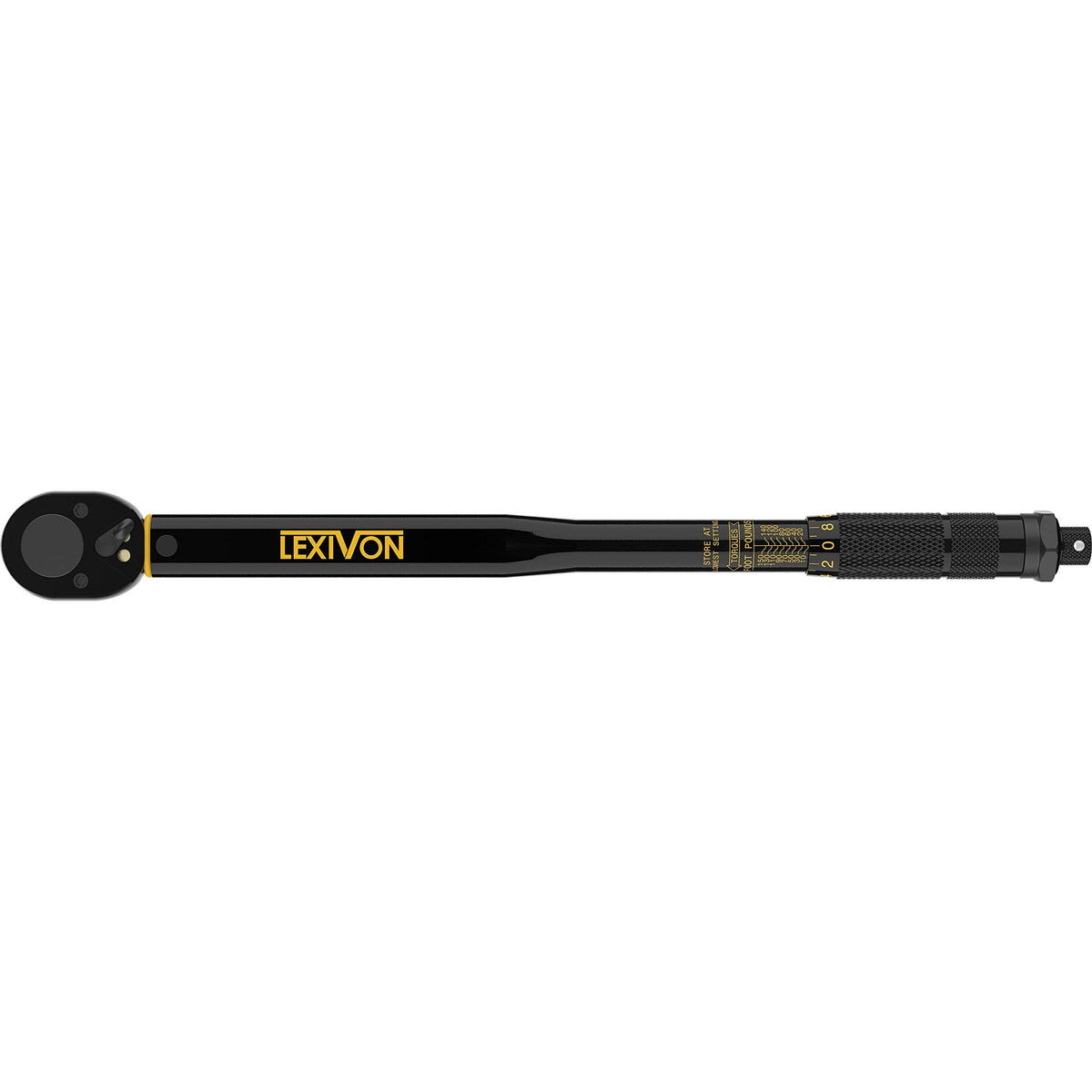 LEXIVON LX-183 1/2" Drive Click Torque Wrench, 10-150 ft-lb