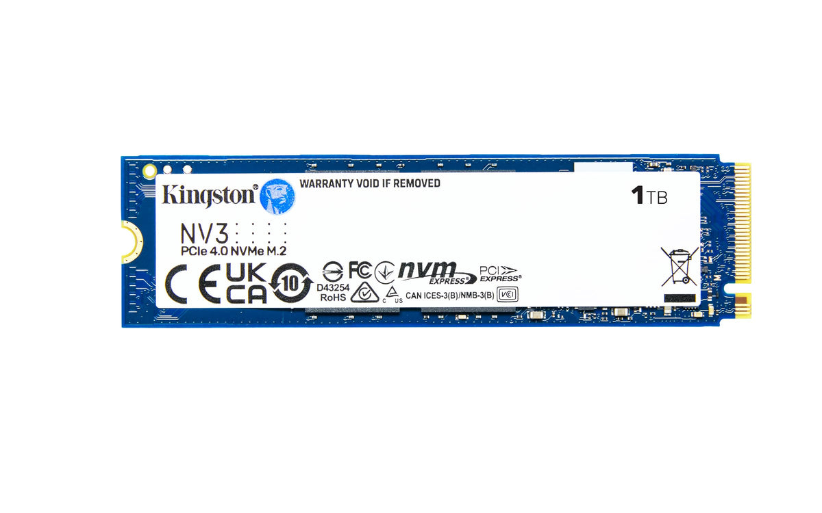 Kingston NV3 1TB M.2 2280 NVMe PCIe 4.0 SSD (SNV3S/1000G)