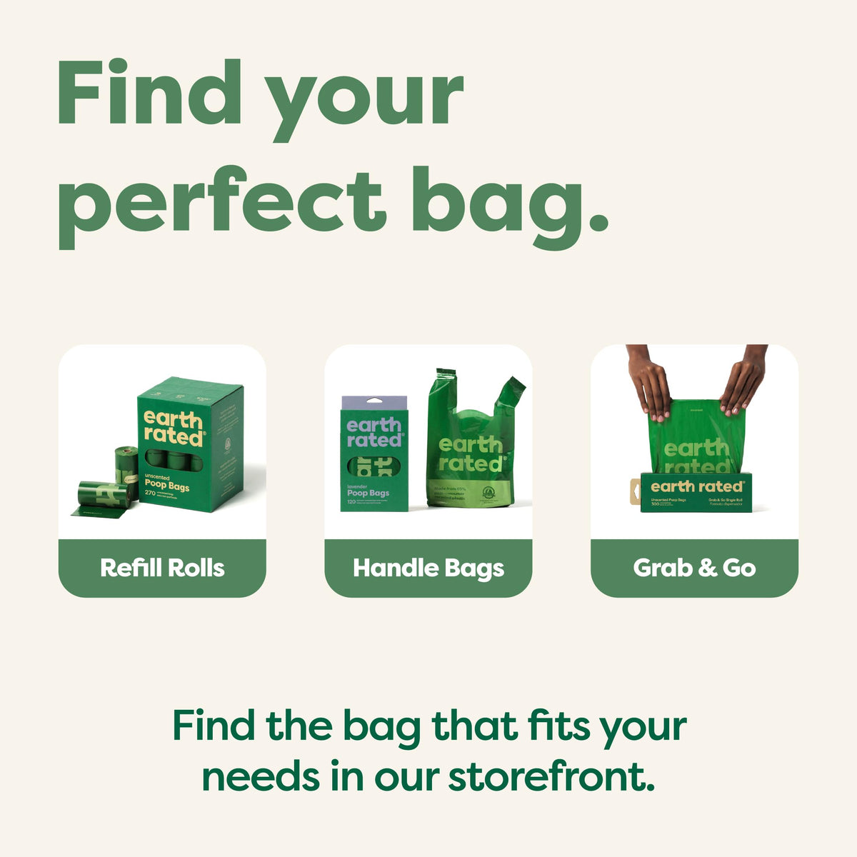 Earth Rated Dog Poop Bags, Lavender Scented, 600 Count Refill Rolls