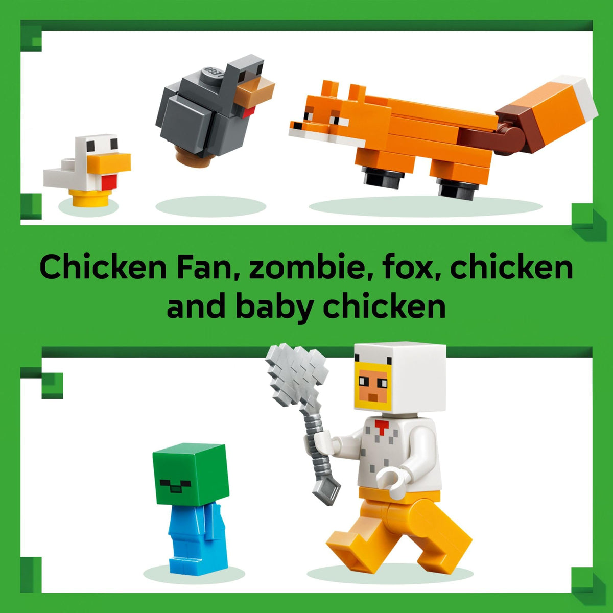 LEGO Minecraft Chicken Farm Building Set 21585