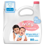 Ivory Snow Free Liquid Laundry Detergent, 80 Loads, 3.1 L