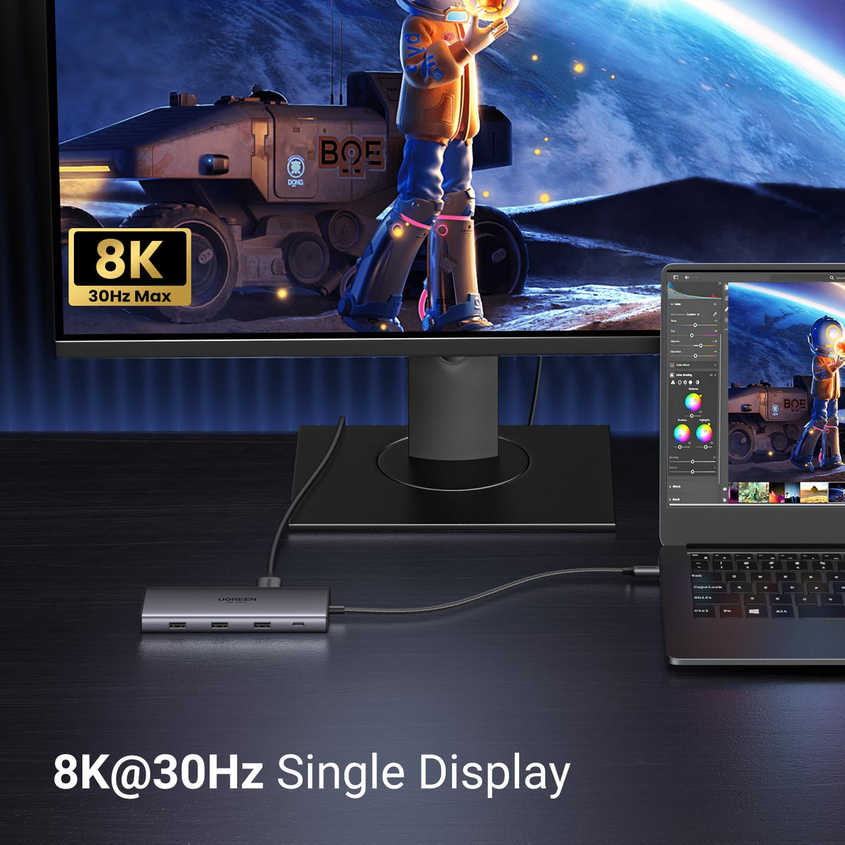 UGREEN Revodok Pro 210 10-in-1 Docking Station, Dual Monitor