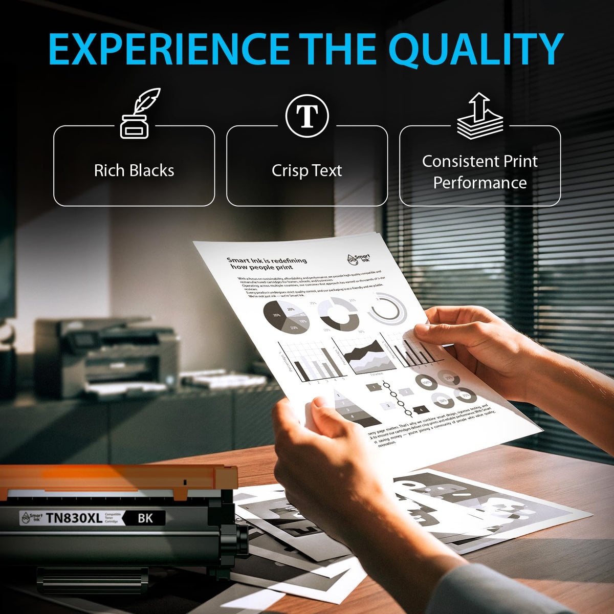 Smart Ink Compatible TN830XL Toner Cartridge for Brother