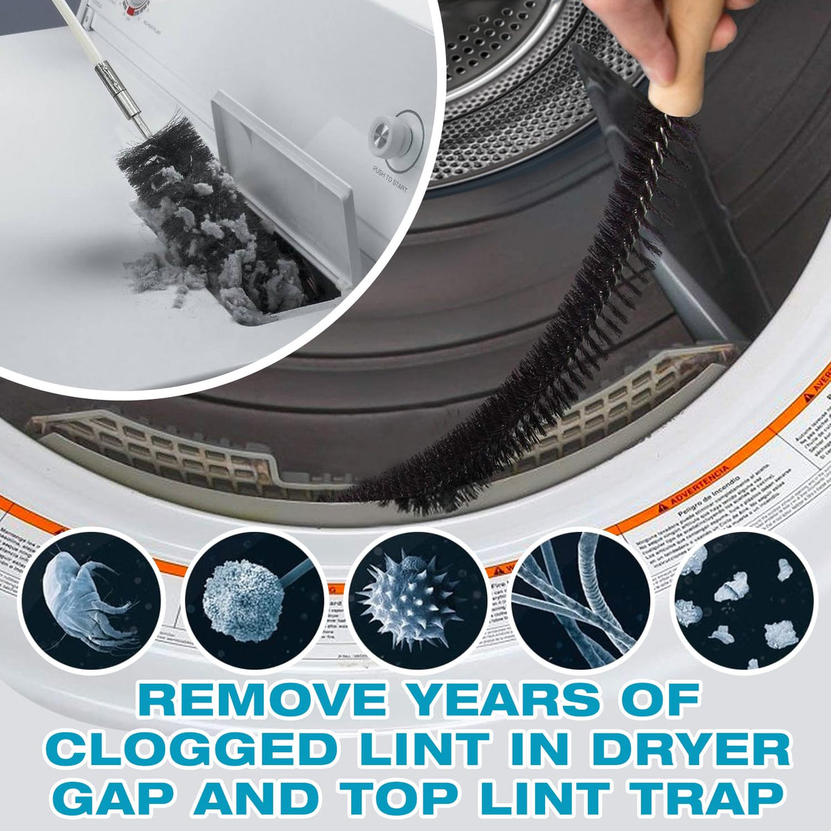 Sealegend Dryer Vent Cleaning Kit, 58 Pieces