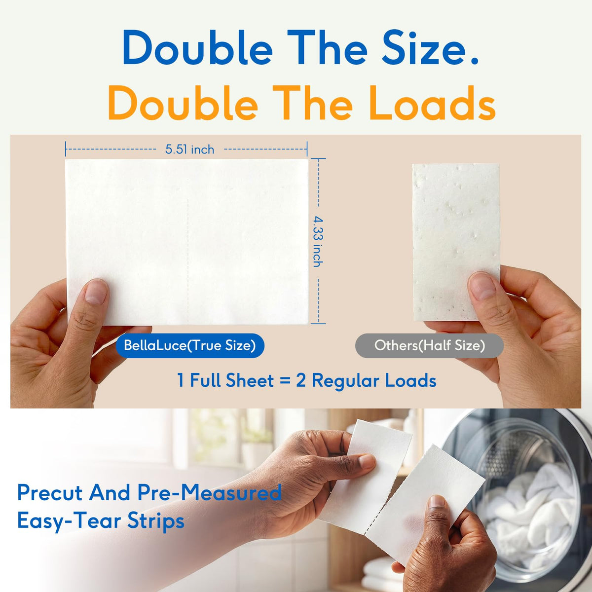 Laundry Detergent Sheets, 240 Loads, Fresh Linen Scent