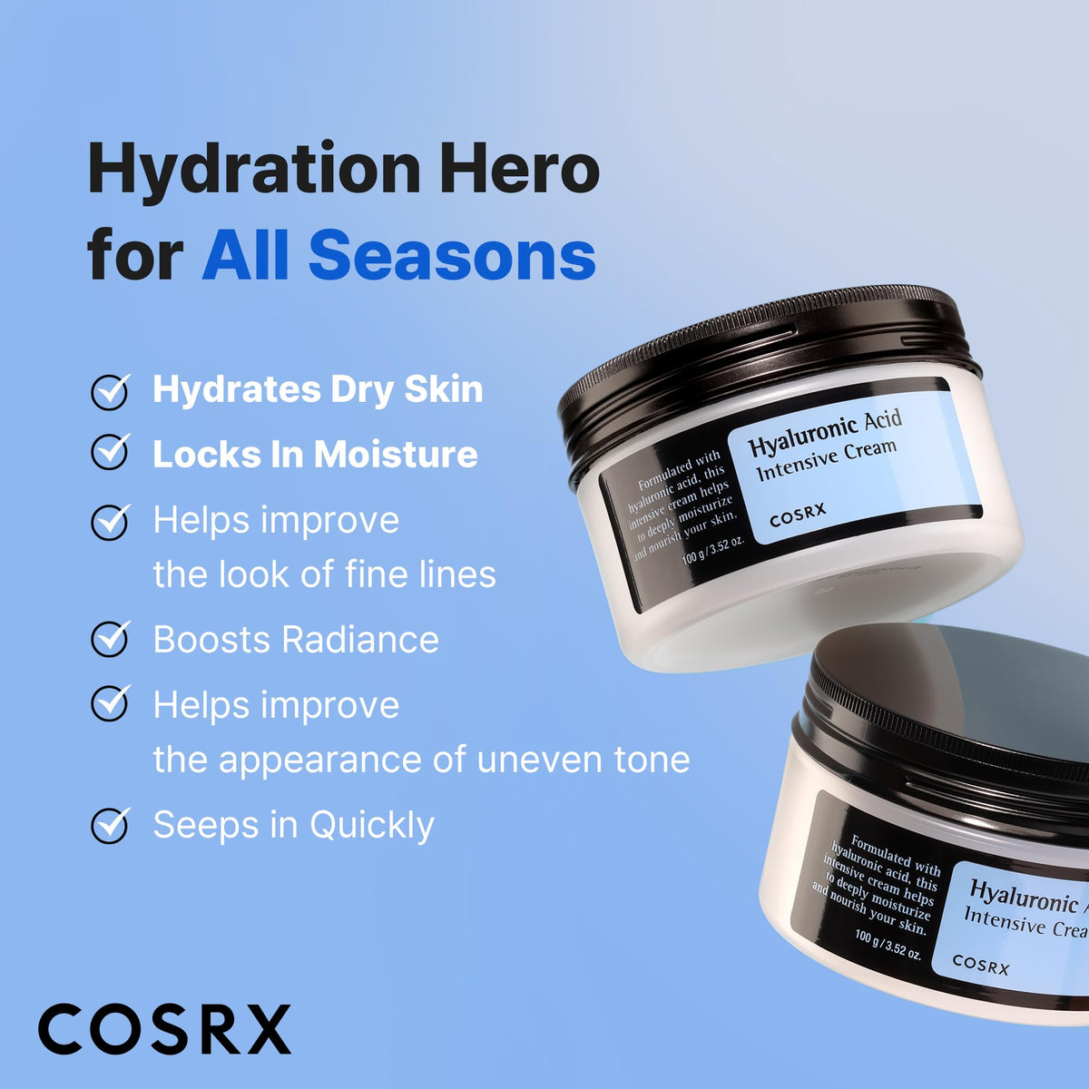 Cosrx Hyaluronic Acid Intensive Cream, 100 g