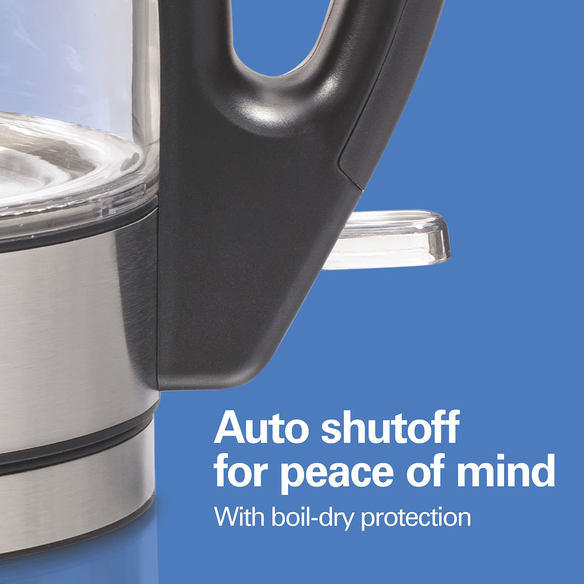 Hamilton Beach Glass Electric Kettle, 1 L (40930JC)