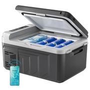 EUHOMY 12 V Portable Compressor Car Fridge, 10 L, Grey