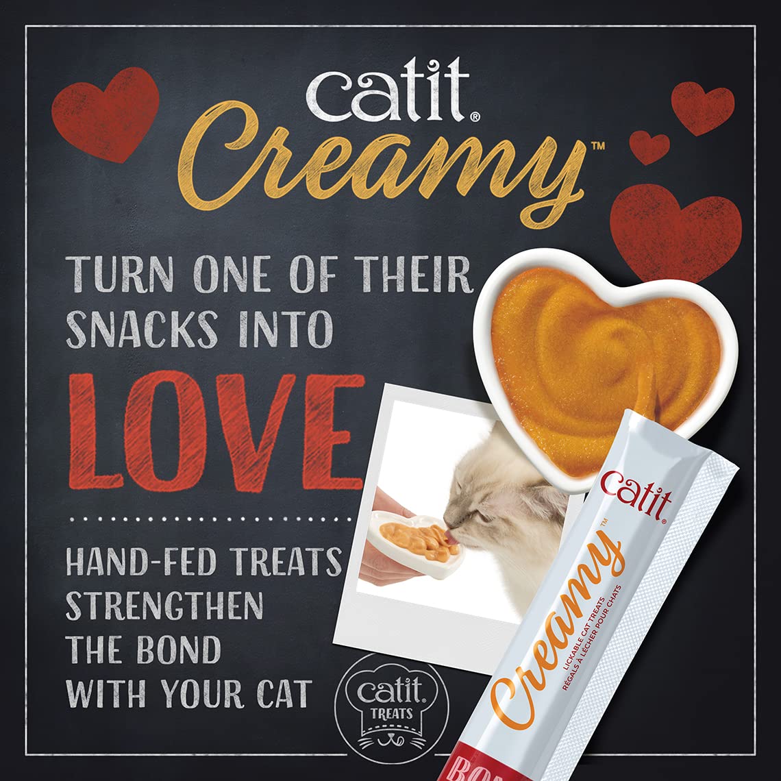 Catit Creamy Lickable Cat Treats, Chicken & Liver (50 Tubes)