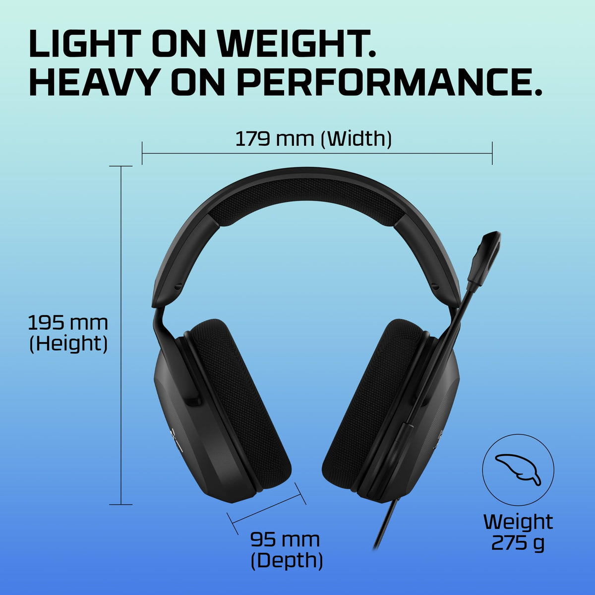 HyperX Cloud Stinger 2 Core Gaming Headset, Black