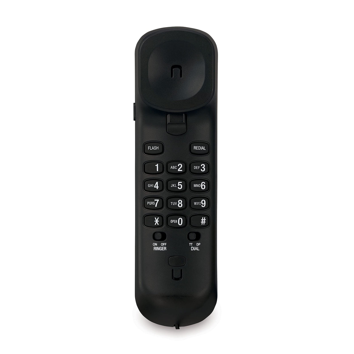 VTech Trimstyle Corded Telephone, CD1103, Black