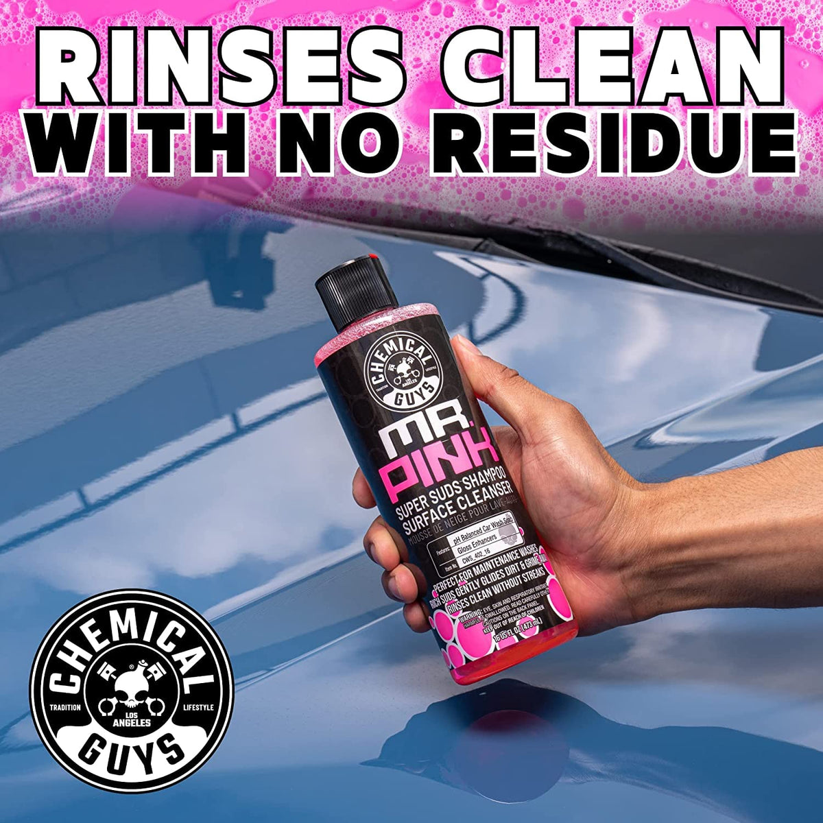 Chemical Guys Mr. Pink Foaming Car Wash Soap, Candy, 473 ml, 2 Pack