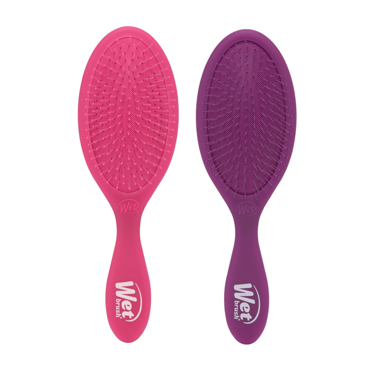 Wet Brush Original Detangler Brush, Pink and Purple, 2-Piece Bundle