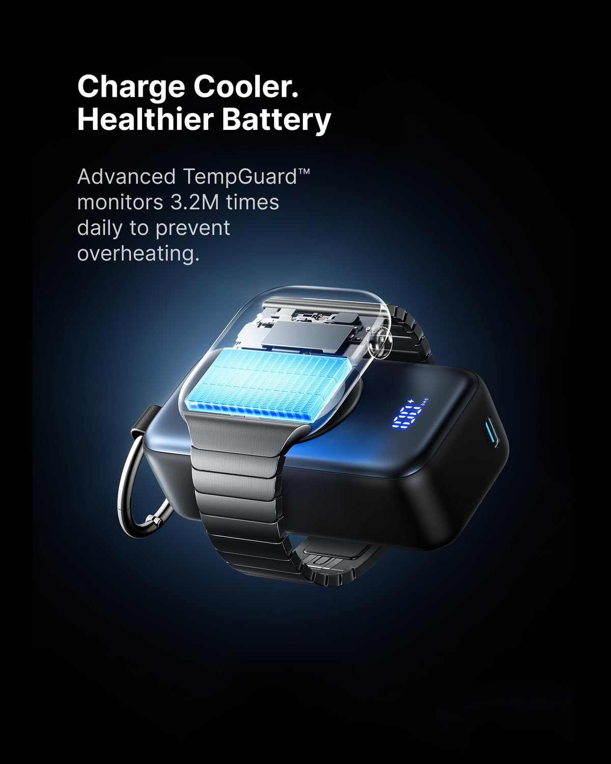 INIU Mini Power Bank for Apple Watch, 5000mAh 20W