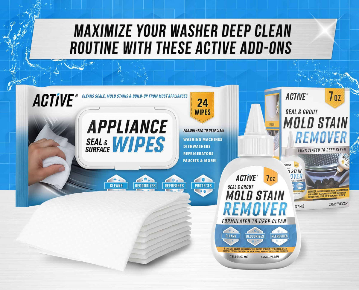 Enzymatic Washing Machine Cleaner for Pet Owners, 24 Tablets