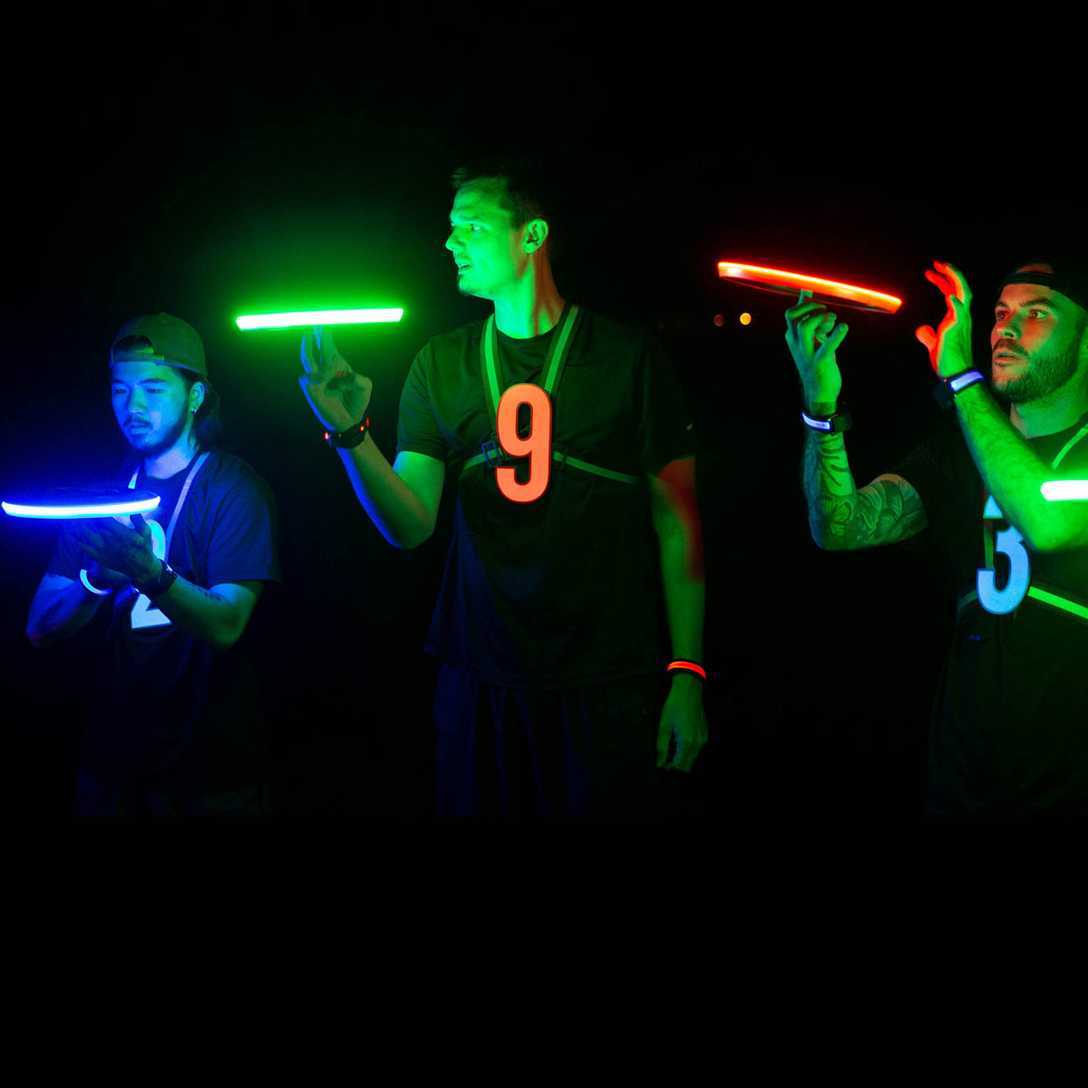 TOSY 108-LED Light-Up Flying Disc, 175 g