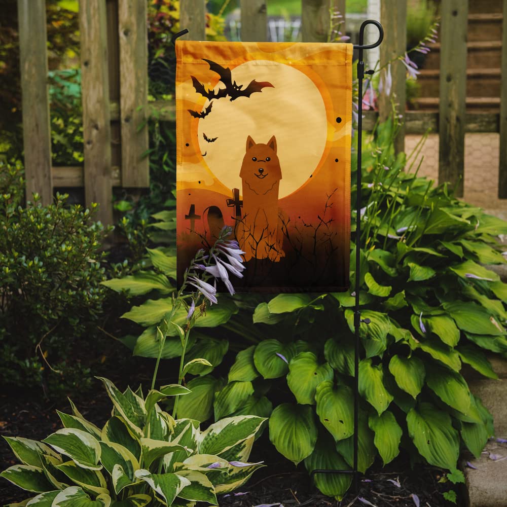 Caroline's Treasures BB4288GF Halloween Karelian Bear Dog Garden Size Flag