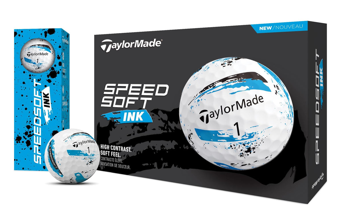 TaylorMade SpeedSoft Ink Blue Golf Balls