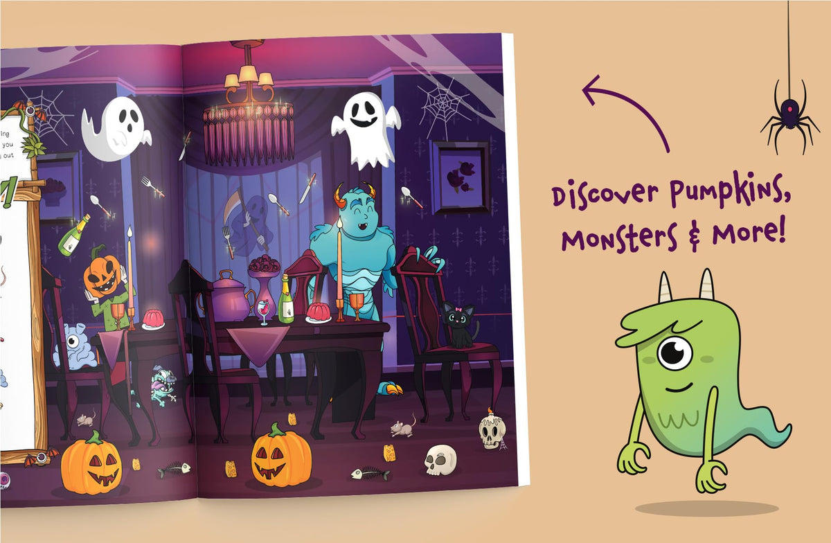 I Spy Halloween in the Spooky Mansion: Spot Pumpkins