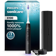 Philips Sonicare 6100 Series Electric Toothbrush, Black, HX7401/06