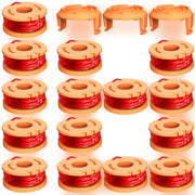 Replacement Trimmer Spools for Worx String Trimmer, WA0010, 18 Pcs