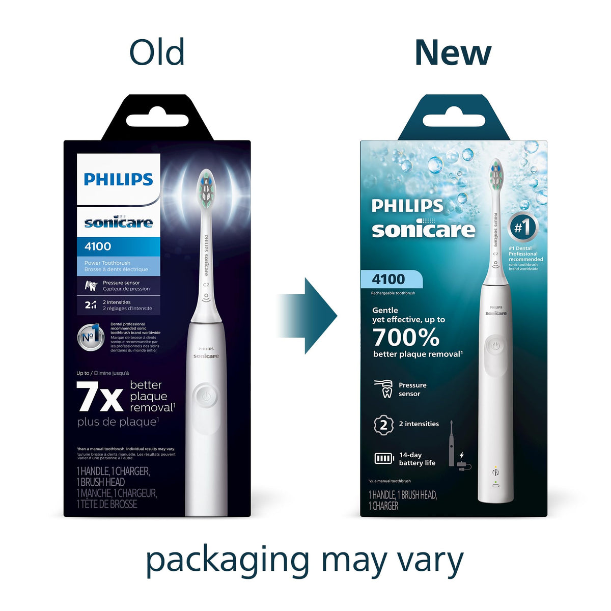 Philips Sonicare 4100 Electric Toothbrush HX3681/23, White