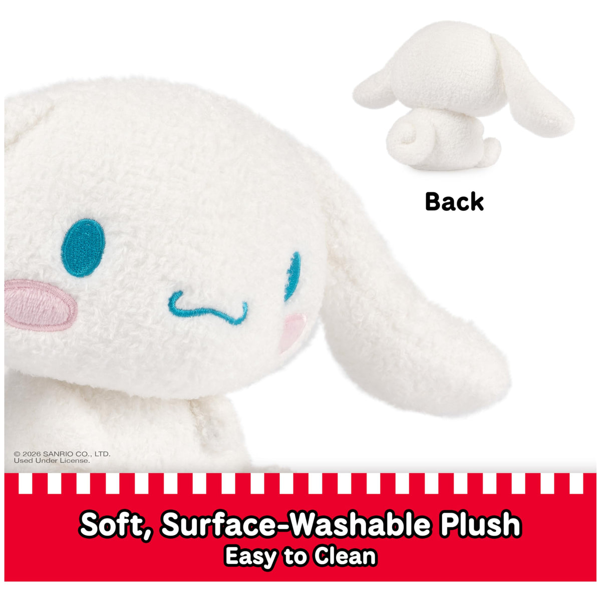 GUND Sanrio Cinnamoroll Plush Toy, 6-Inch, Ages 1+