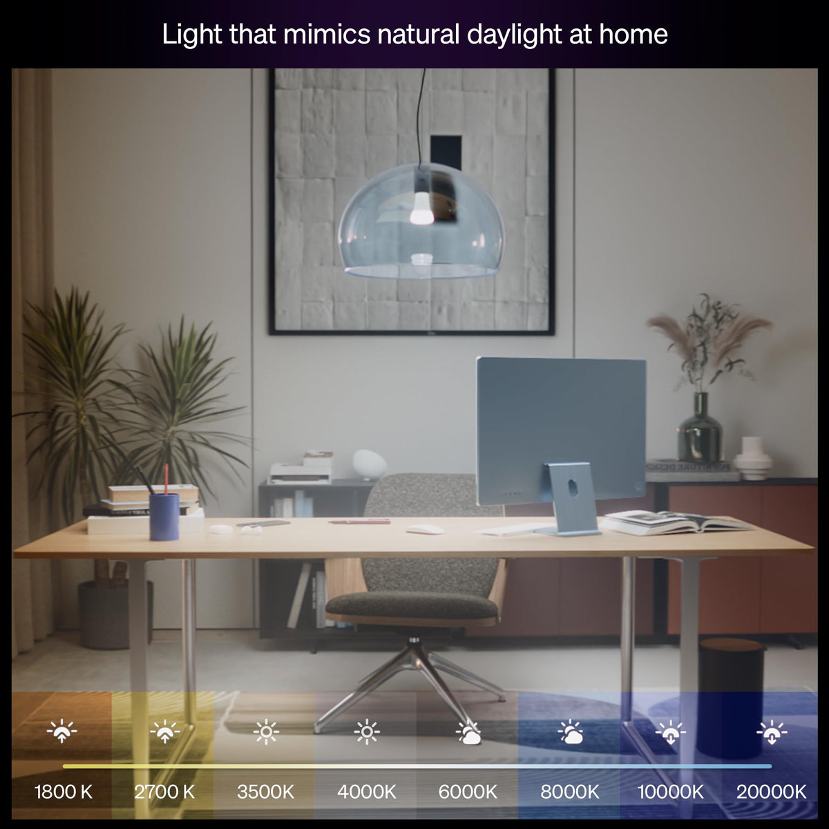 Philips Hue Smart LED A19 Bulb, White and Color, E26, 9.5W, 1 Pack