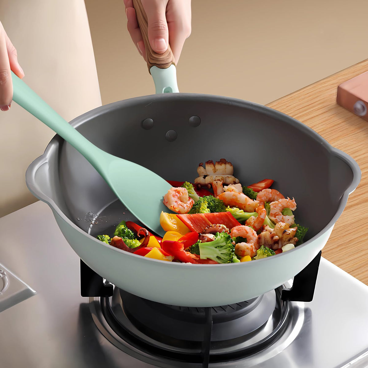 Silicone Cooking Utensils Set, Multicolour
