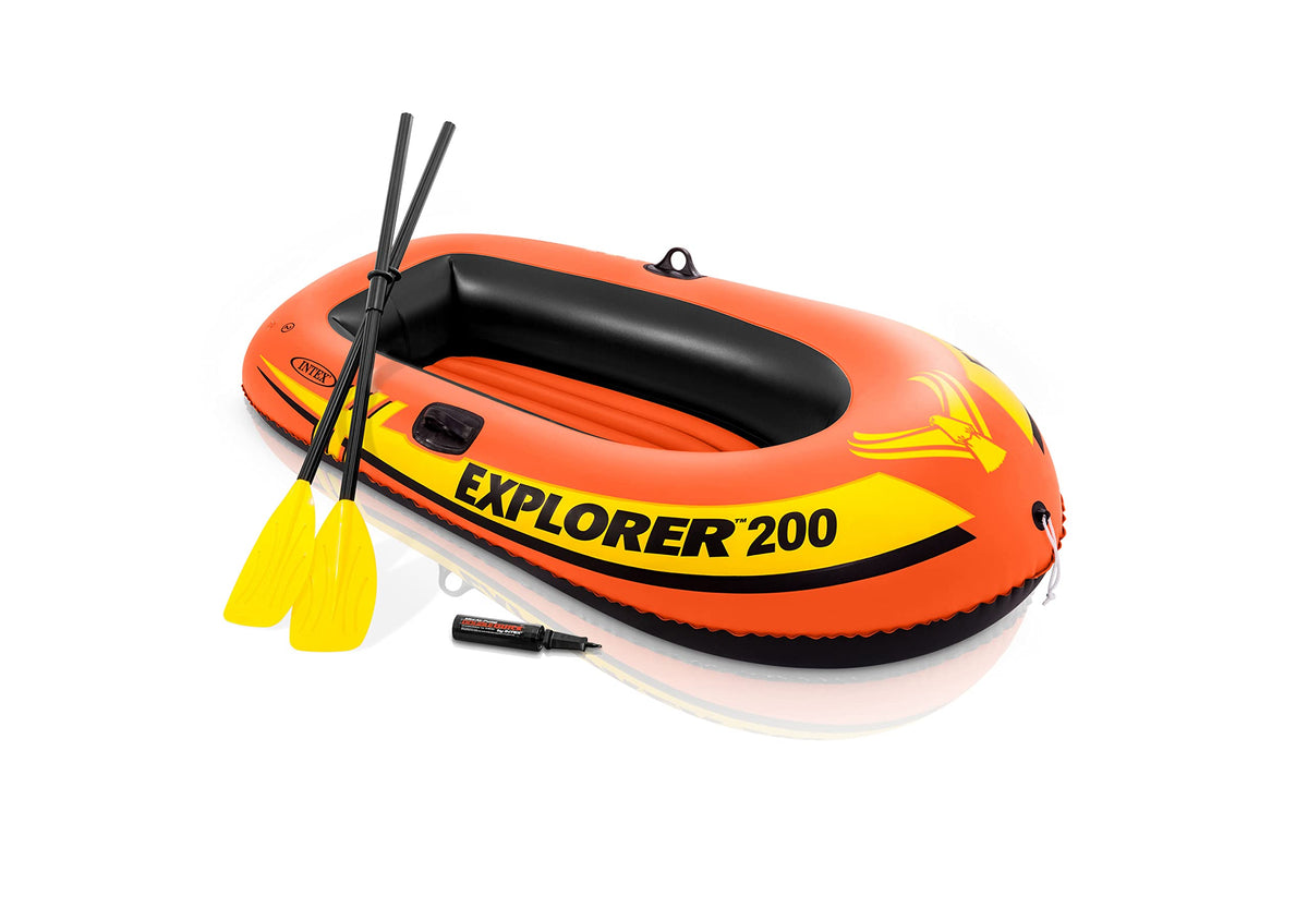 INTEX 58331EP Explorer 200 Inflatable Boat Set, 2-Person