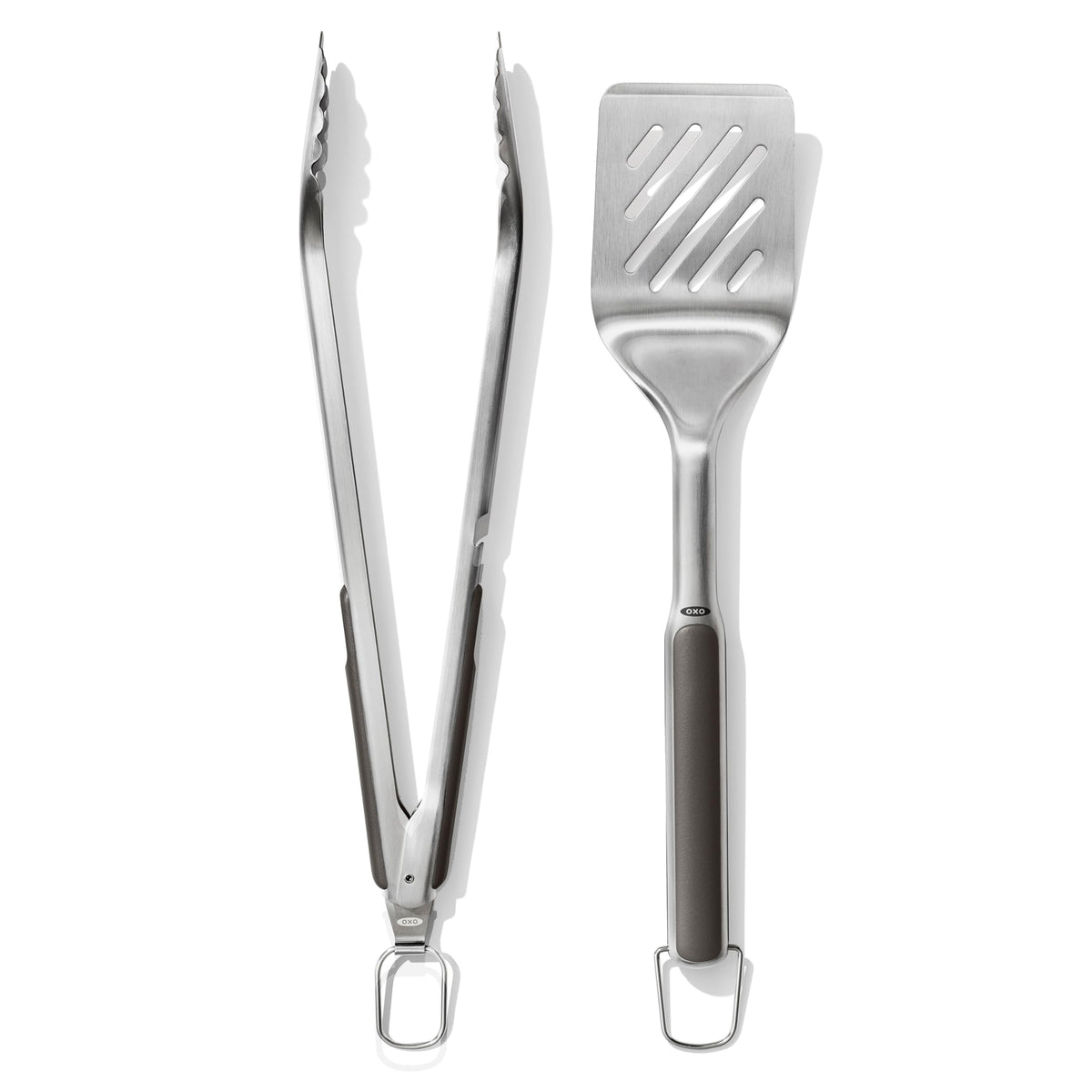 OXO Good Grips Grilling Tongs & Turner Set, Black