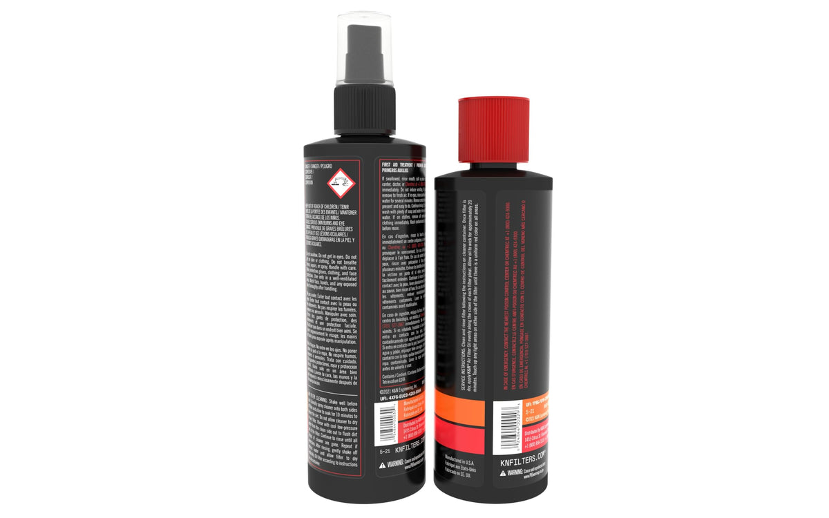 K&N Filter Care Service Kit, Squeeze Red, 8 oz Oil