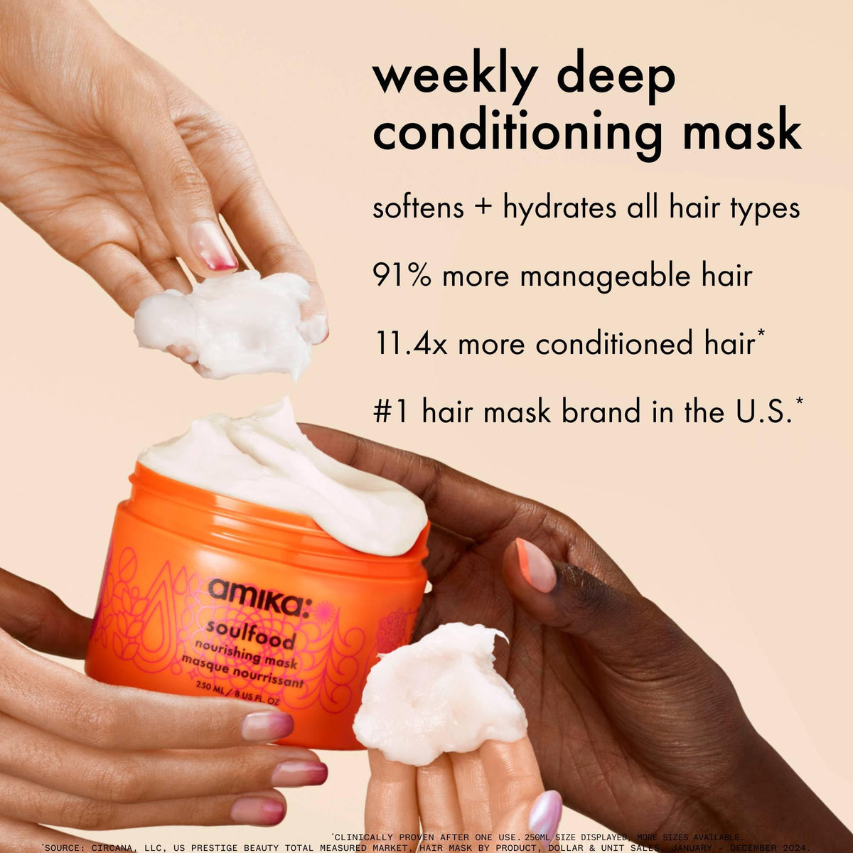 Amika Soulfood Nourishing Mask, 8 fl oz