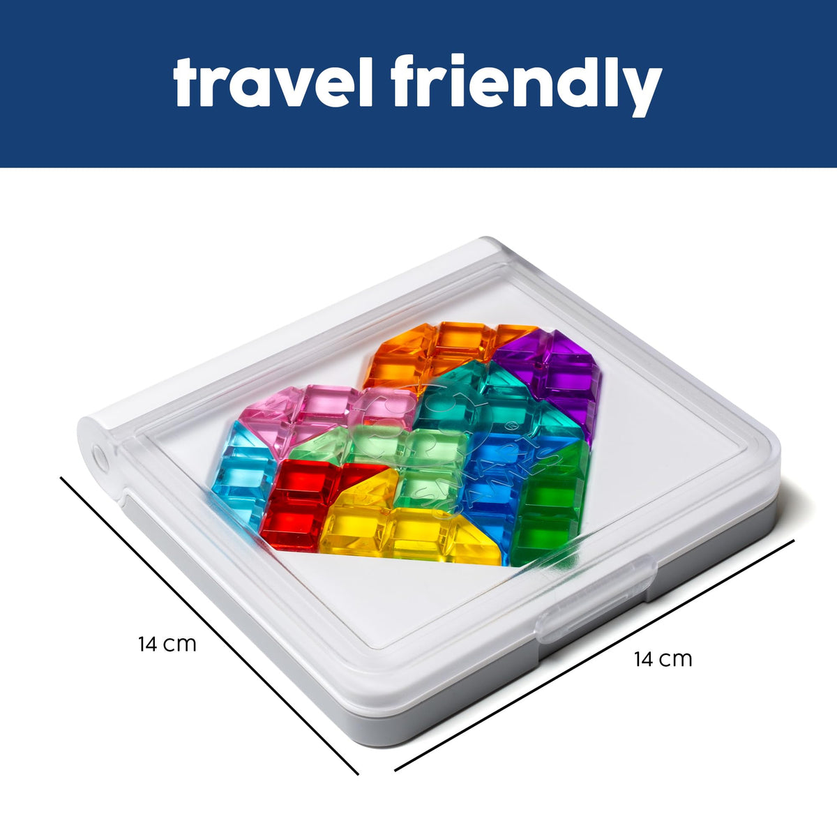 SmartGames IQ Love Travel Puzzle Game, 120 Challenges, Ages 7+