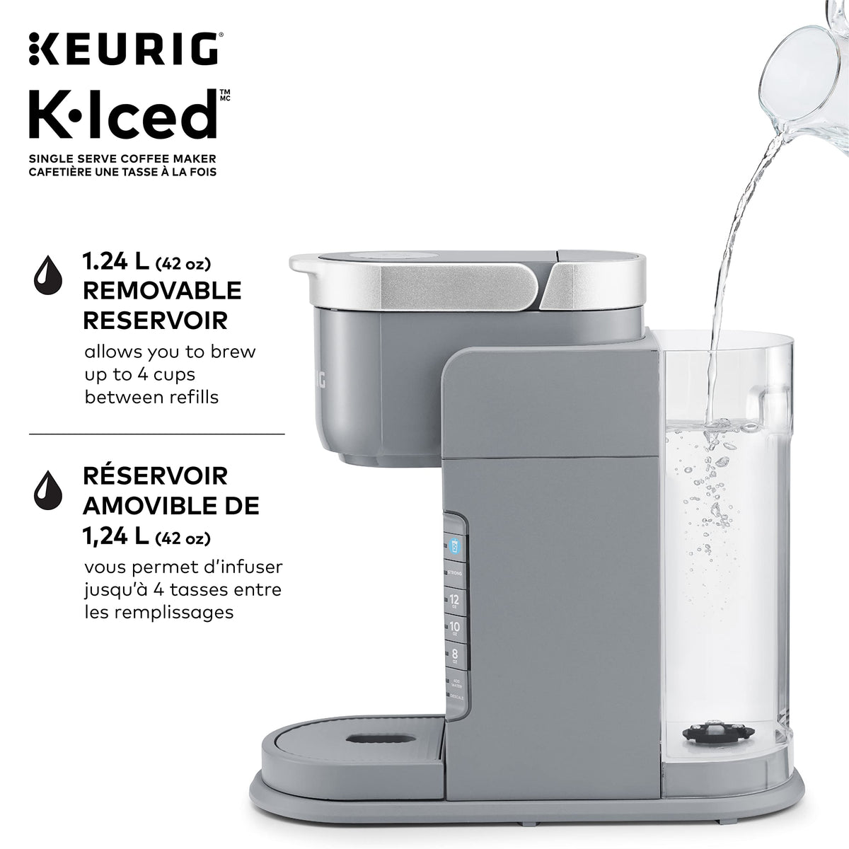Keurig K-Iced Single Serve Coffee Maker, Grey