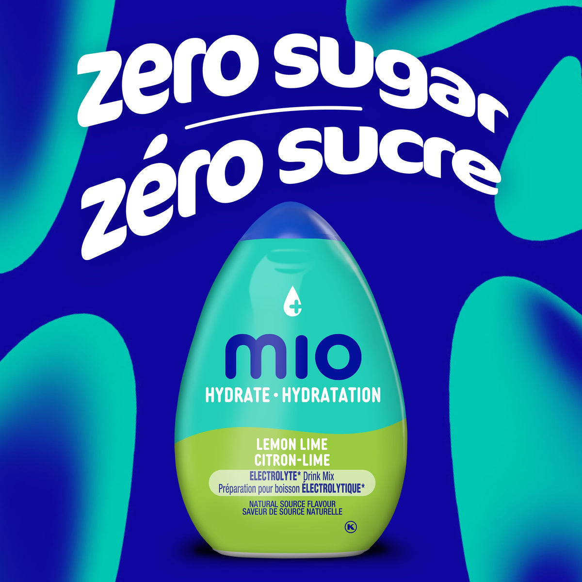 Mio Sport Lemon Lime Liquid Water Enhancer, 12 ct Case