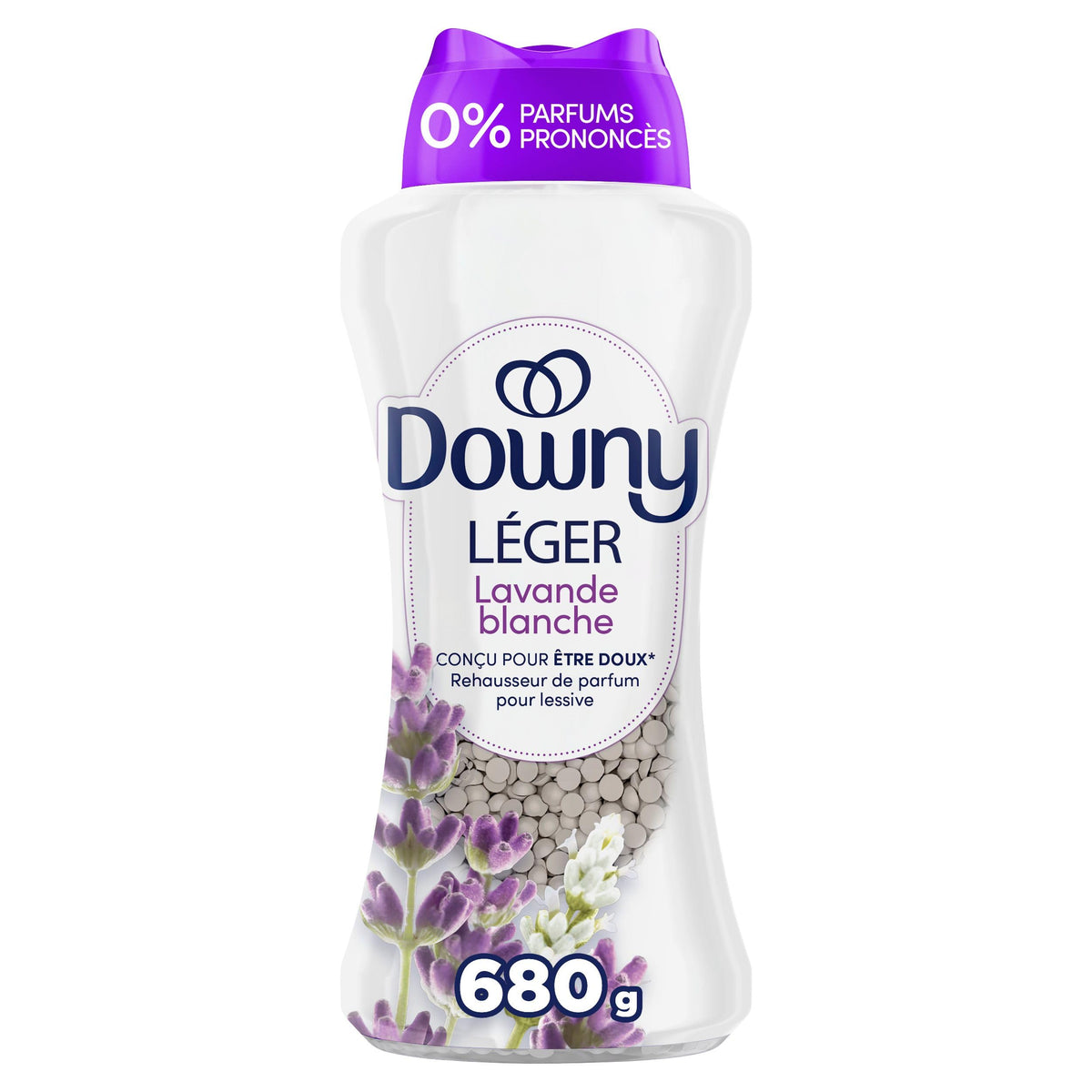 Downy Light Laundry Scent Booster Beads, White Lavender, 680 g