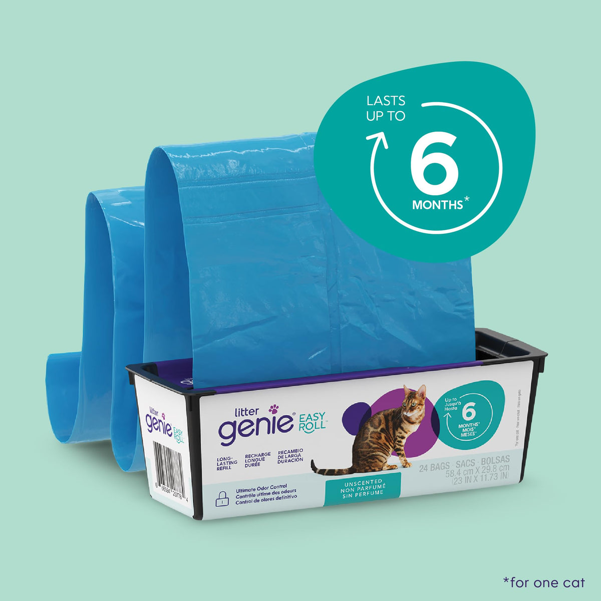 Litter Genie Easy Roll Refill, Up to 6 Months