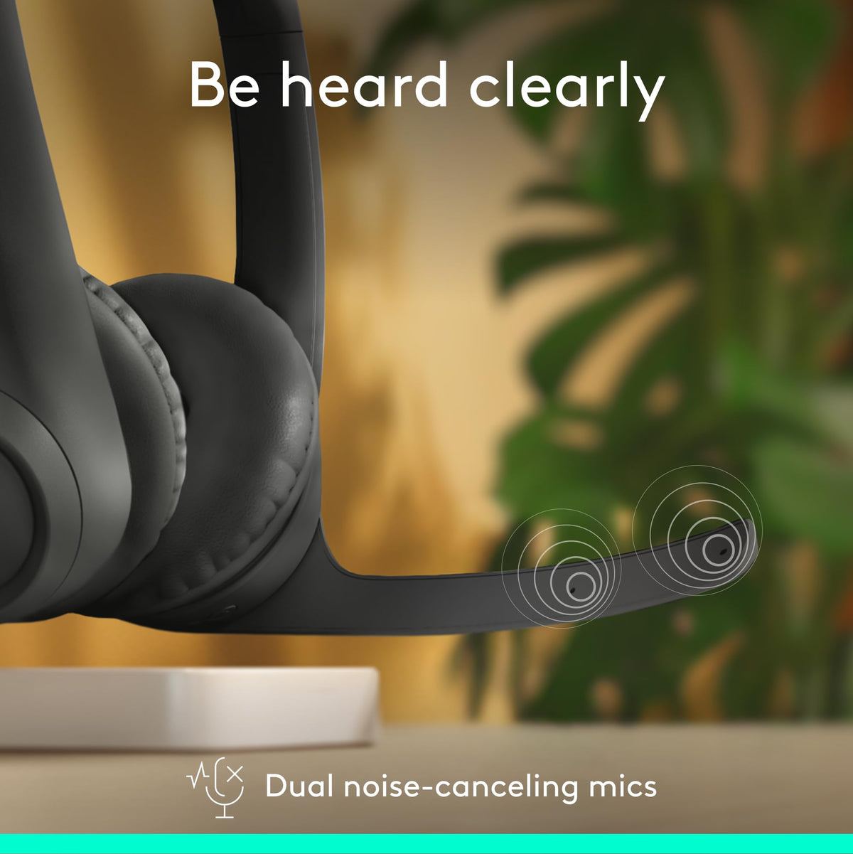 Logitech Zone 301 Wireless Bluetooth Headset with Microphone, Graphite